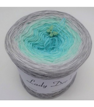 gefachte Wolle von Lady D "Morgenwind" 250g